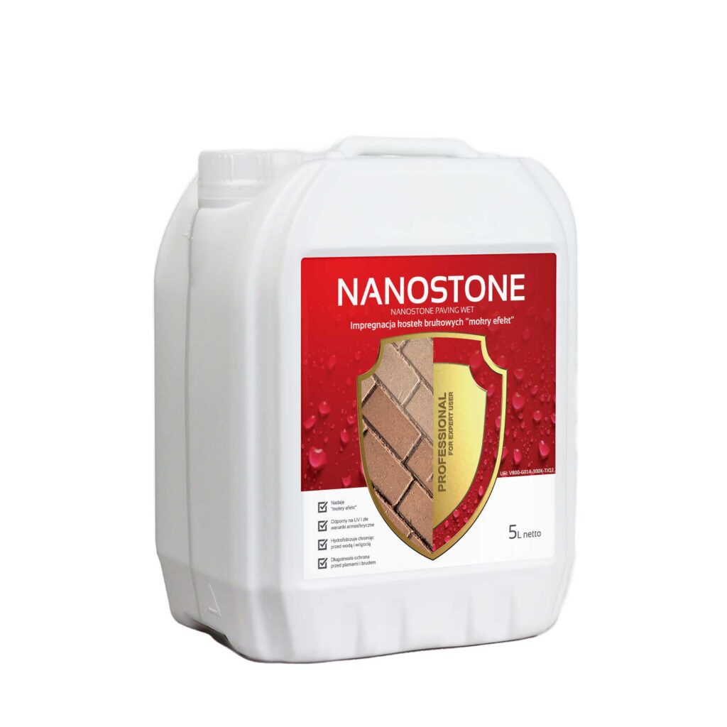impregnat mokra kostka NANOSTONE PAVING WET